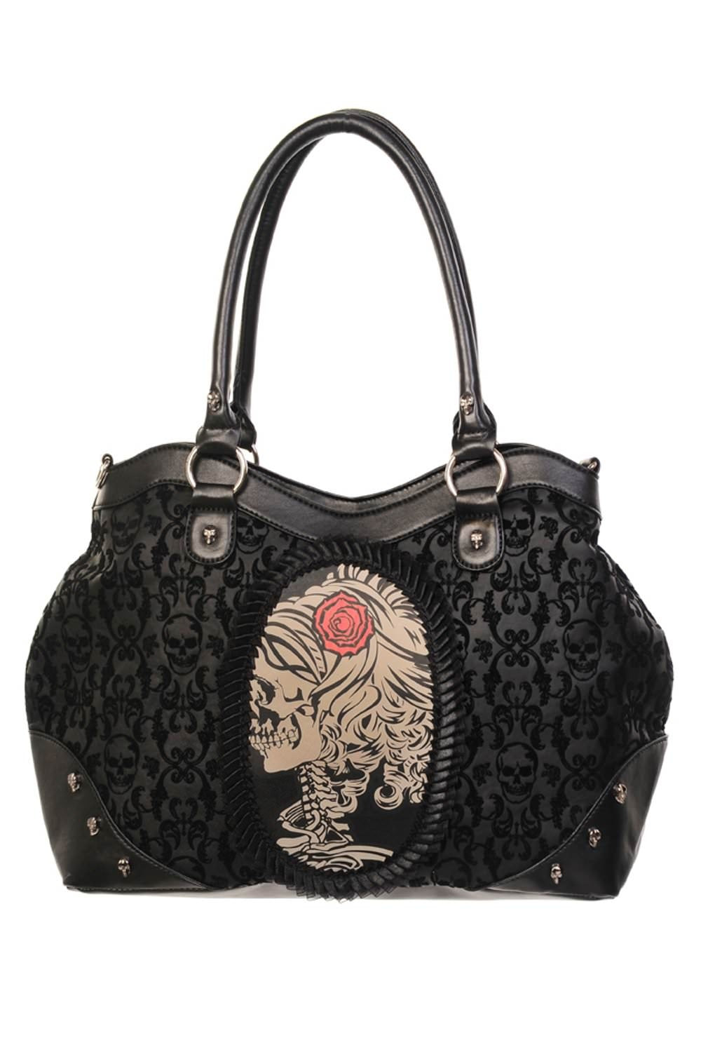 Banned Alternative NECROMANCER CAMEO HANDBAG