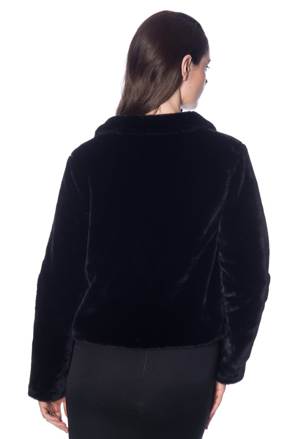 Banned Alternative ROCK N ROLL LEOPARD SWING FUR JACKET