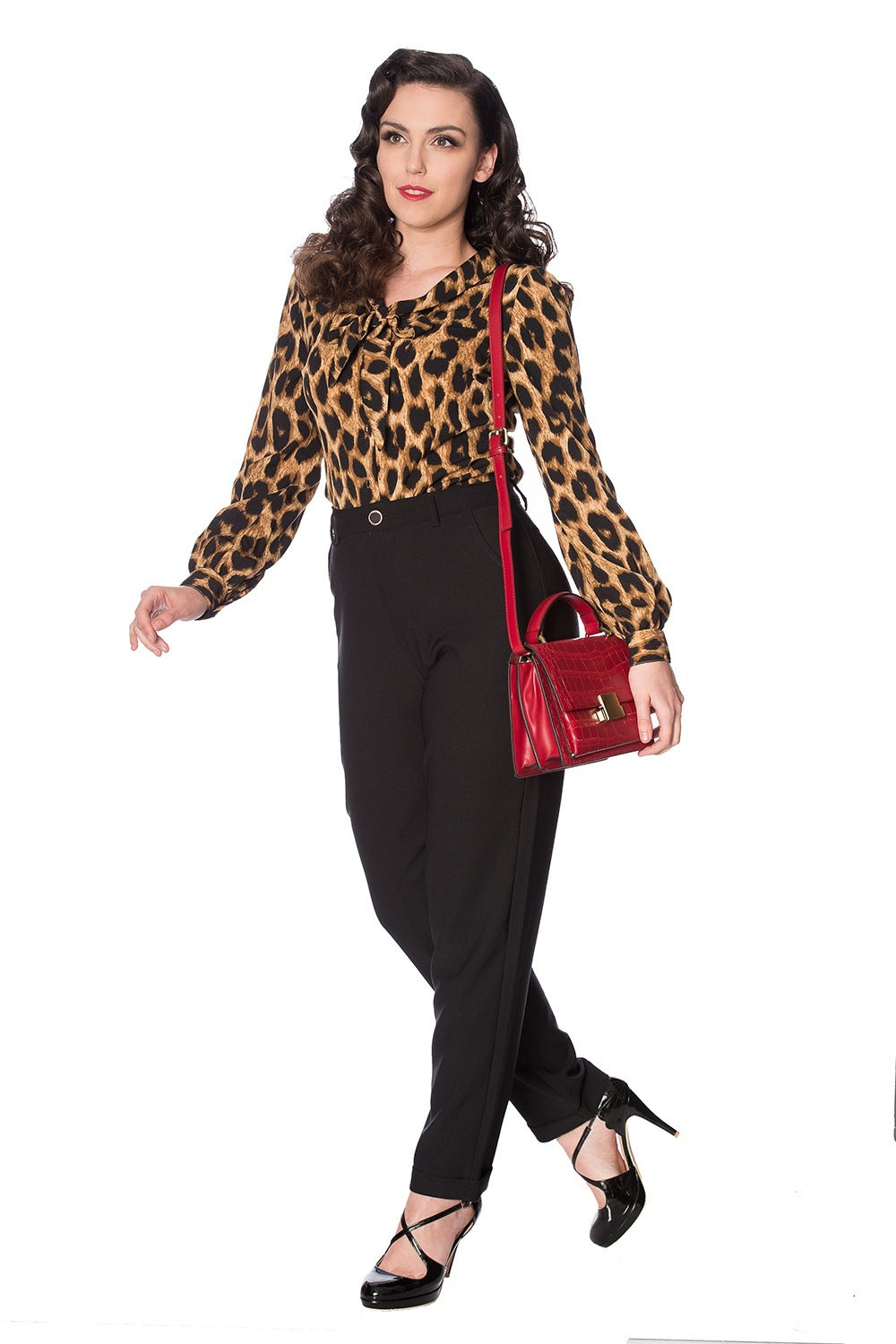 Banned Alternative LEOPARD LADY BLOUSE