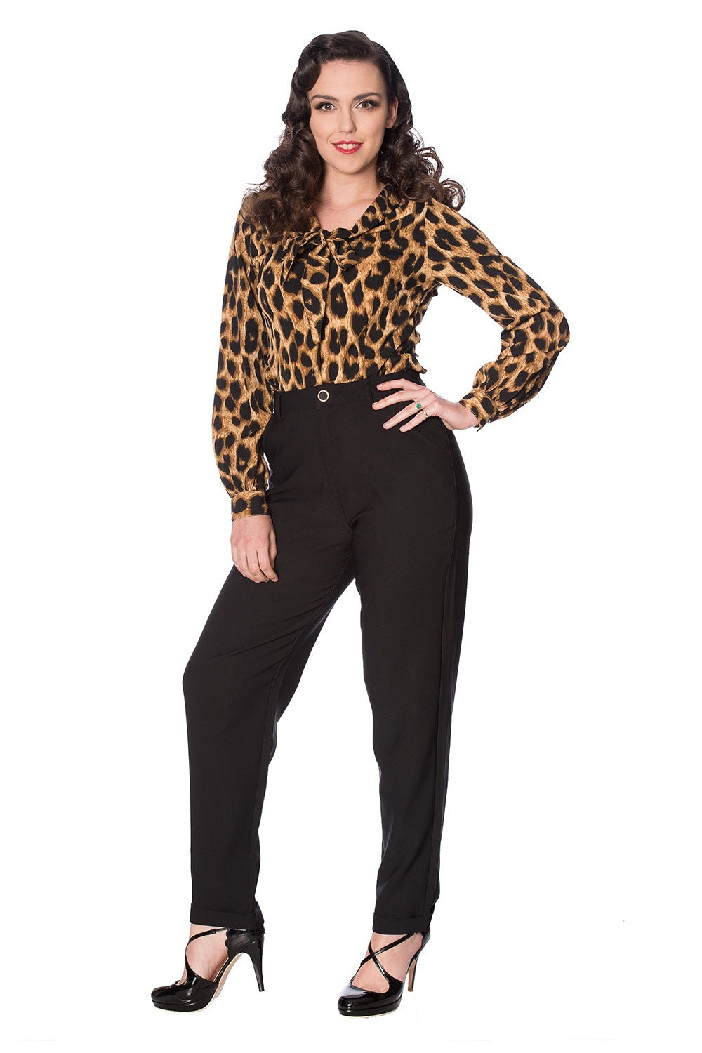 Banned Alternative LEOPARD LADY BLOUSE