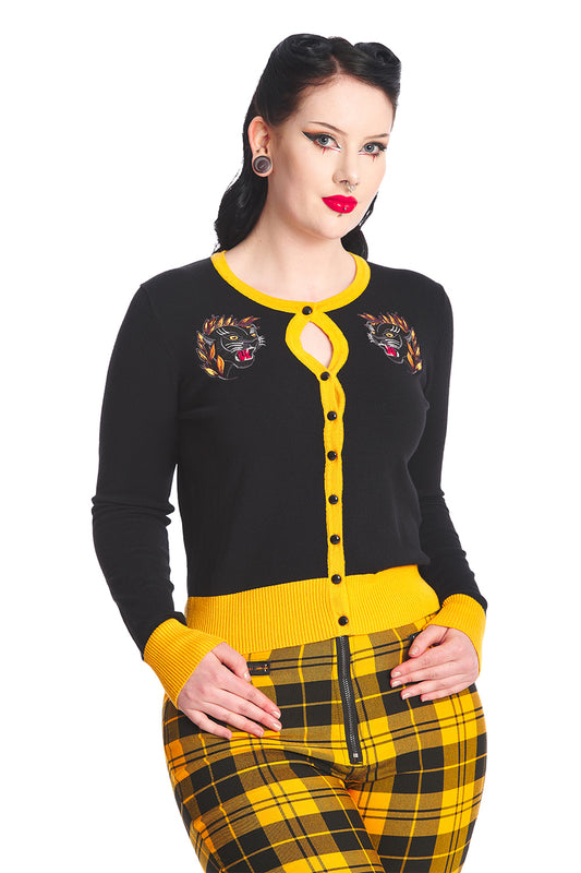 Banned Alternative BLACK PANTHER CARDIGAN