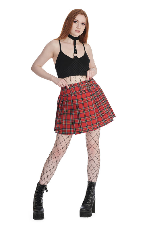 Banned Alternative BLAZED CROPPED TOP