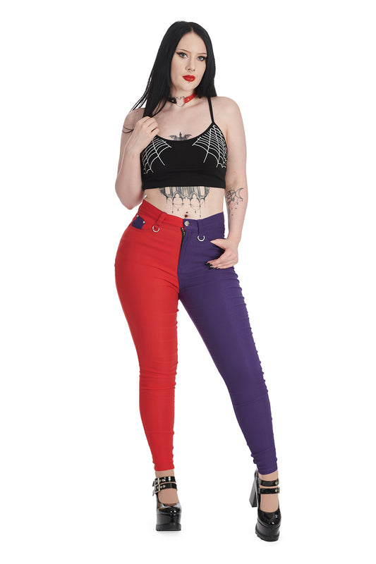 Banned Alternative DEADLY NIGHTS CROPPED TOP