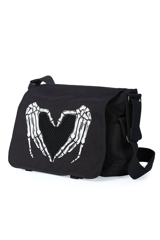 Banned Alternative DARKEST LOVE MESSENGER BAG