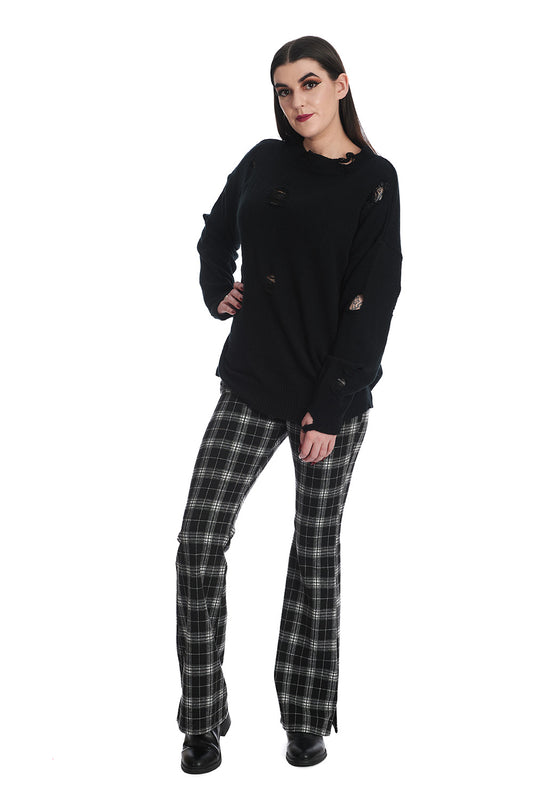 Banned Alternative ERIS FLARE TROUSERS