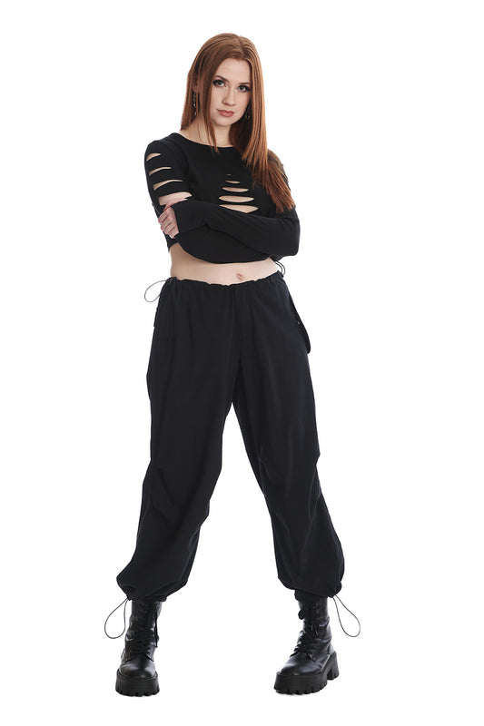 Banned Alternative NYX WIDE LEG TROUSERS