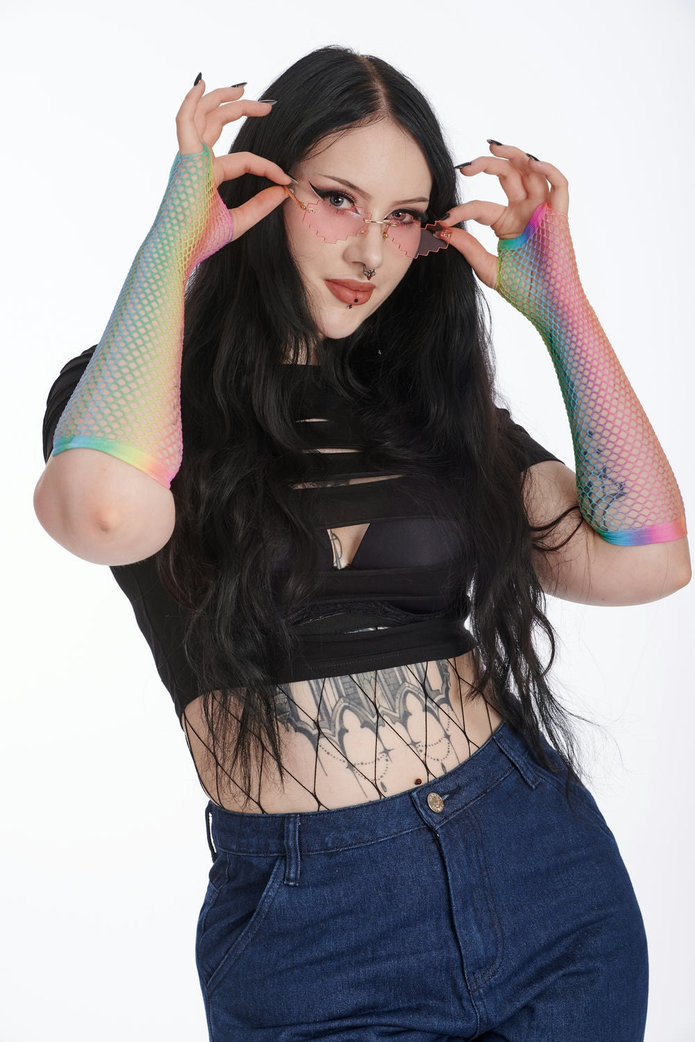 Banned Alternative CALIFORNIA LOVE FINGERLESS LONG GLOVE