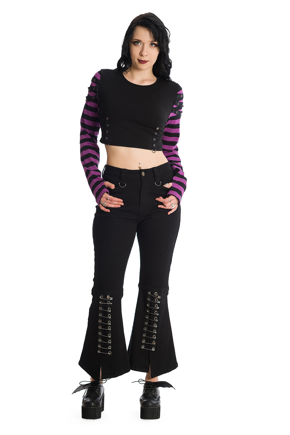 Banned Alternative DRUSILLA FLARE TROUSERS