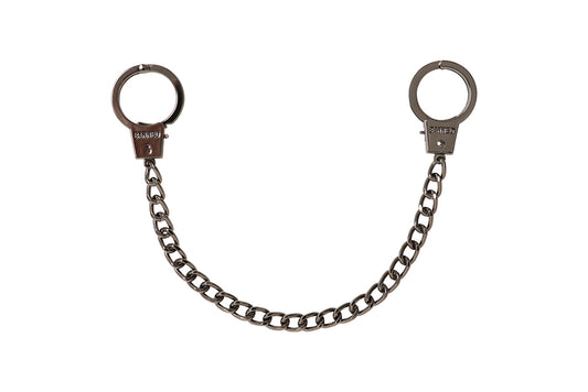 Banned Alternative Chained Mini Handcuffs Charm