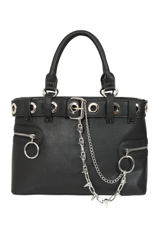 Banned Alternative Black Chain Reaction Bag