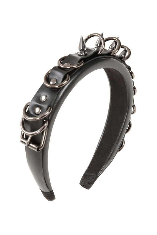 Banned Alternative Black Razor Edge Headband
