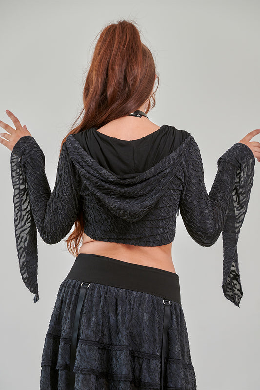 Banned Alternative Black Moonveil Mystic Hoodie