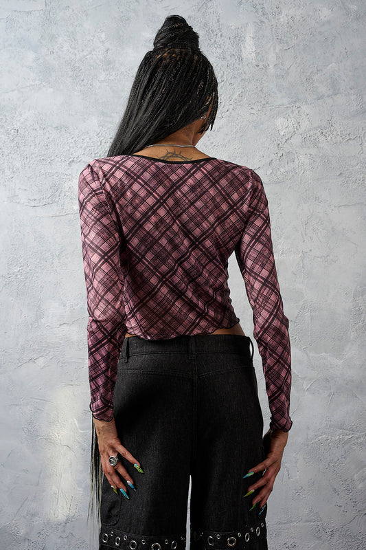 Banned Alternative Black/Pink Cupid Clash Top