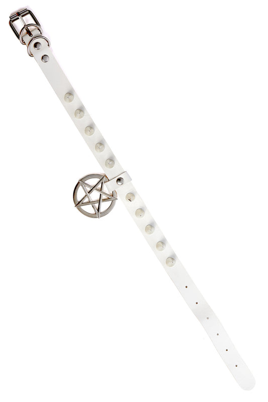 Banned Alternative AYNAT PENTAGRAM CHOCKER