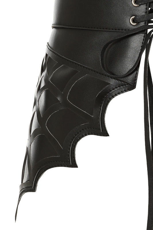 BANNED Twilight Time Corset Belt Adjustable Cut-Out Waist Belt with Gothic Flair