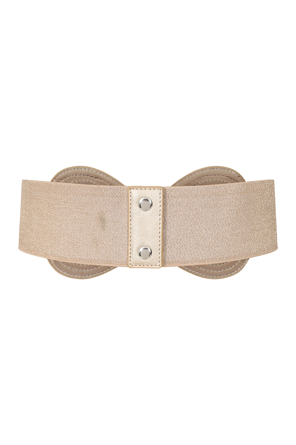 BANNED Heartbeat Elastic Belt Retro and Rockabilly Heart Elasticated Belt