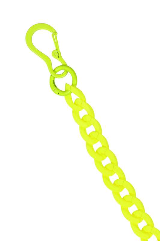 BANNED Glowbone Trouser Chain Neon Chain Accessory for Gothic and Alternative Styles