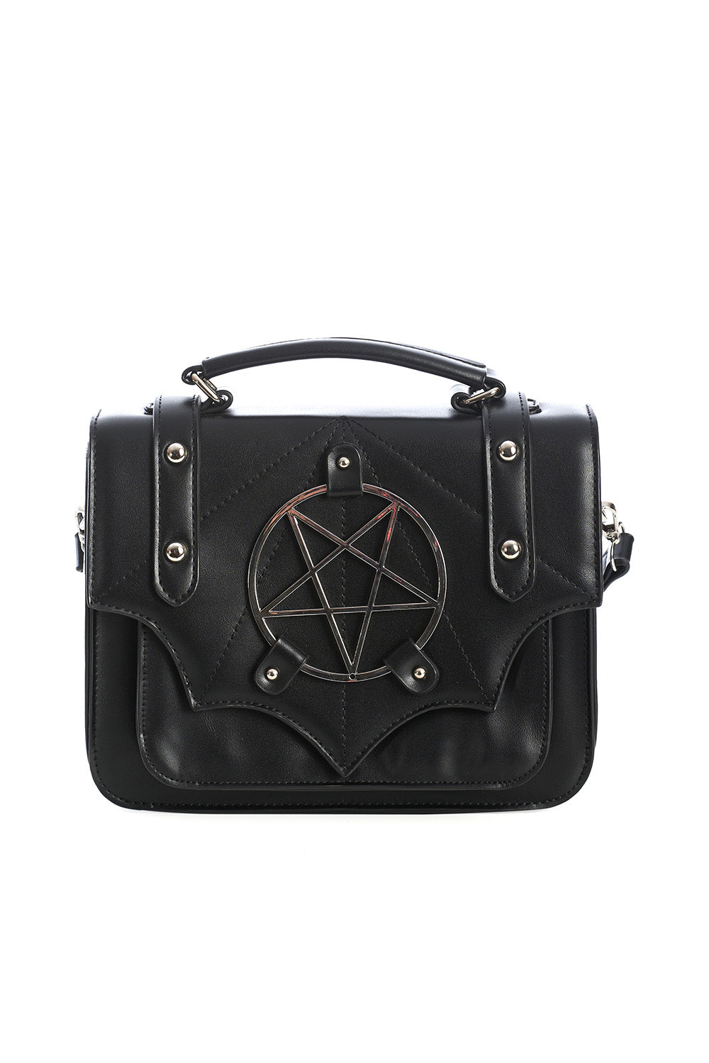 Banned Alternative MOLOCH PENTAGRAM SHOULDER BAG