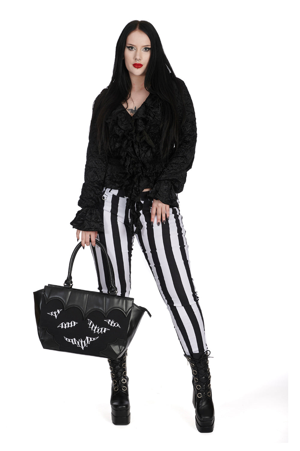 Banned Alternative TEAR GARDEN BLOUSE