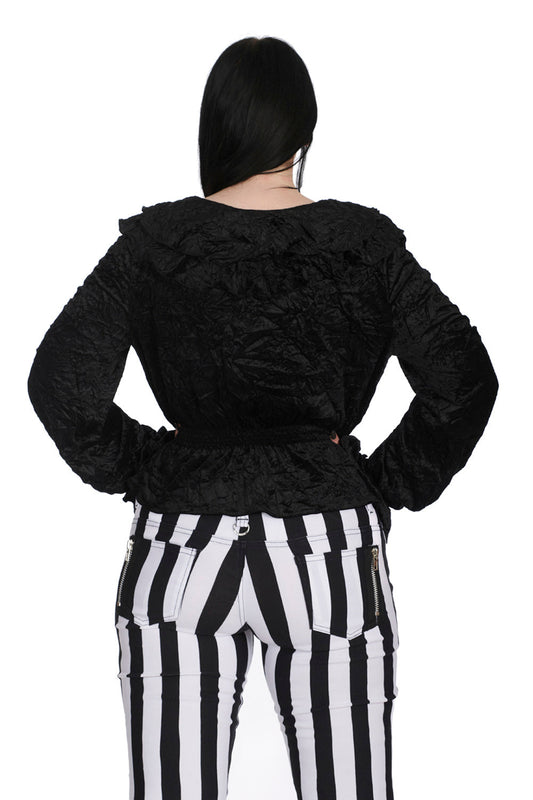 Banned Alternative TEAR GARDEN BLOUSE