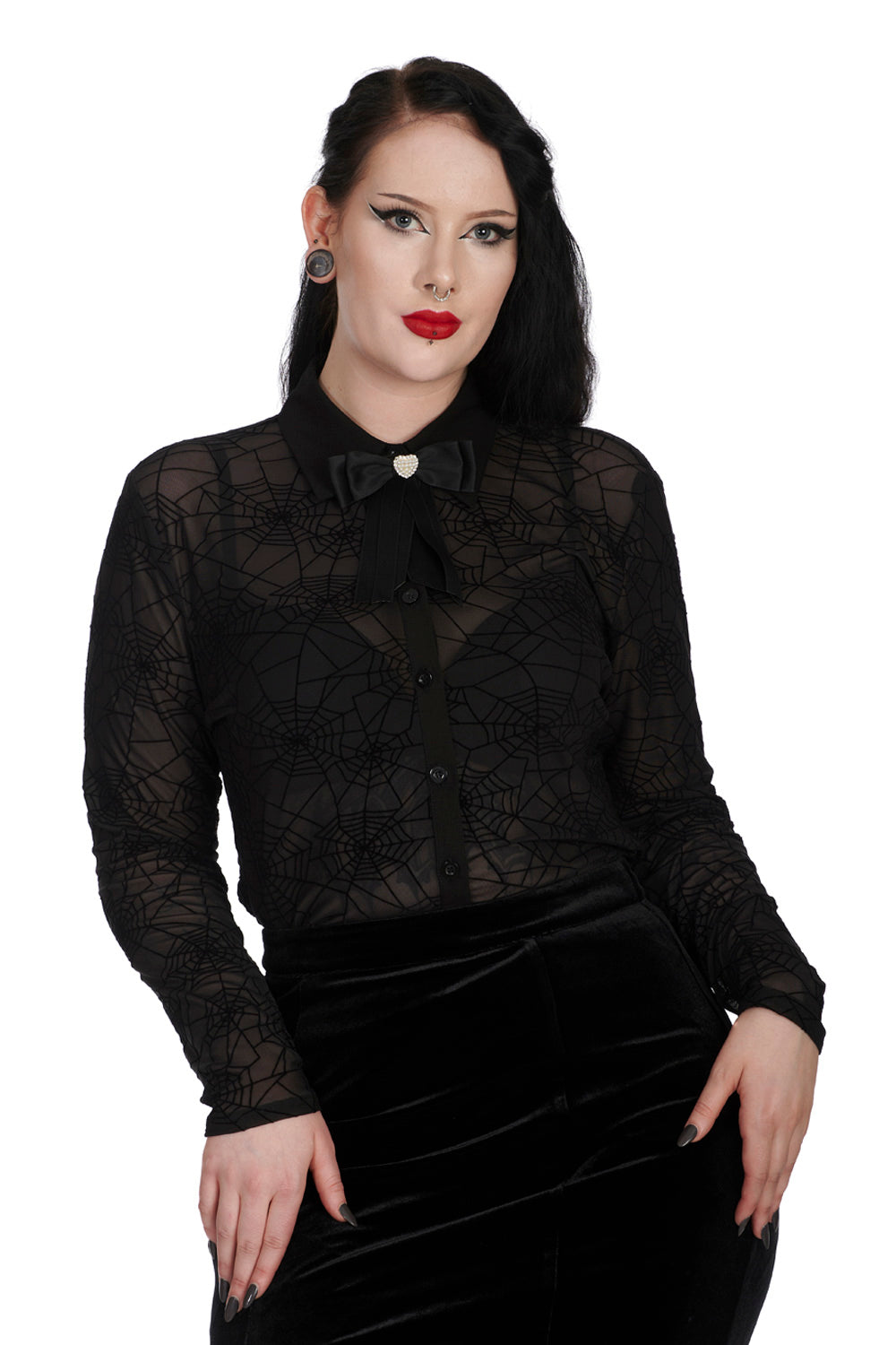 Banned Alternative SELENE MESH BLOUSE