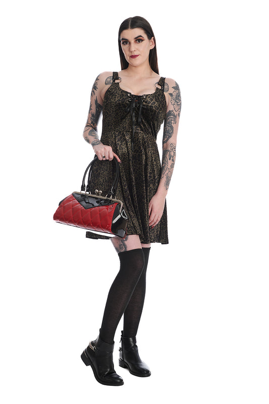 Banned Alternative VIXEN LEOPARD DRESS