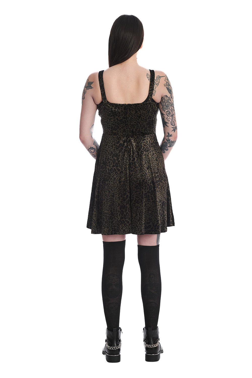 Banned Alternative VIXEN LEOPARD DRESS