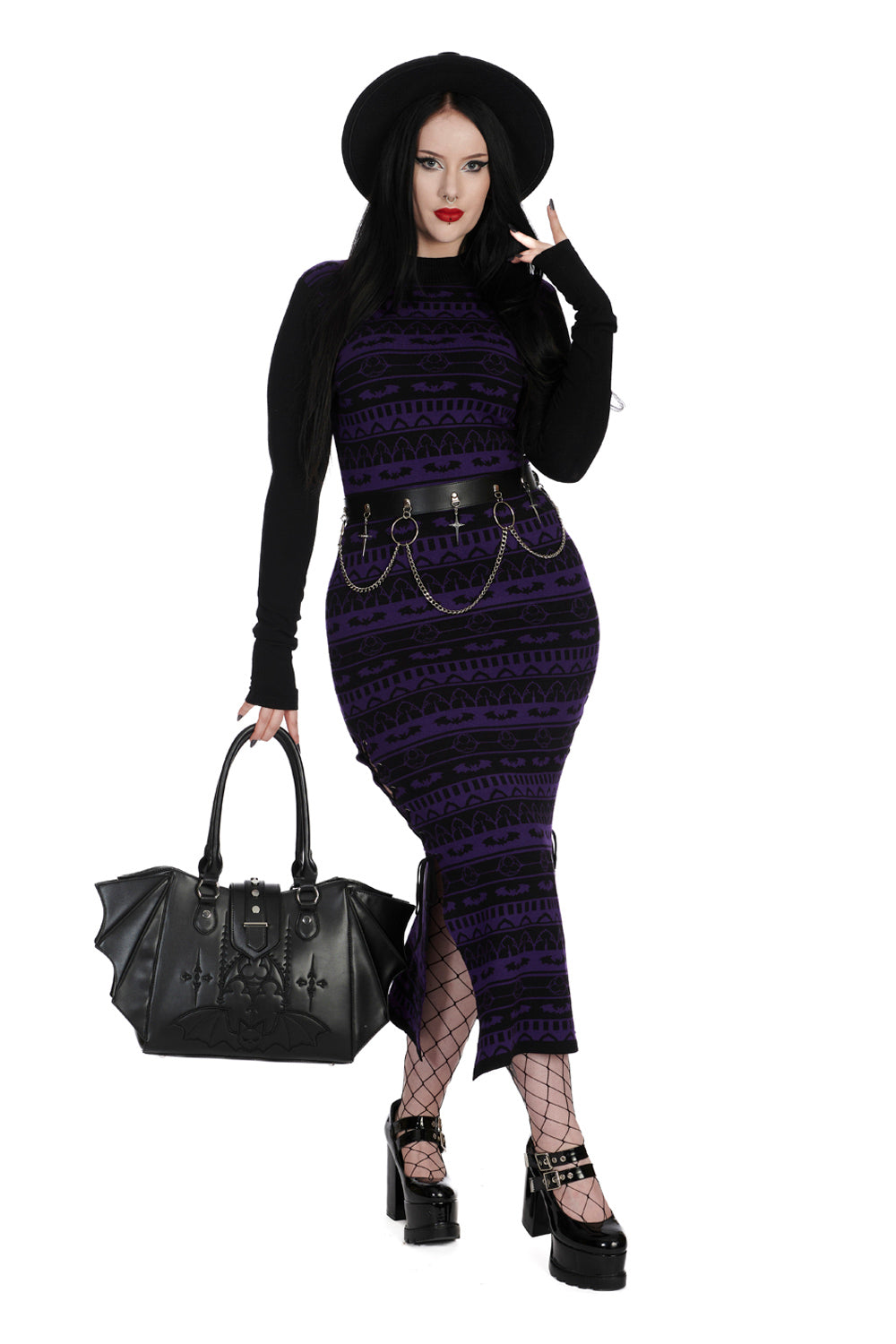 Banned Alternative BAT BONE DRESS