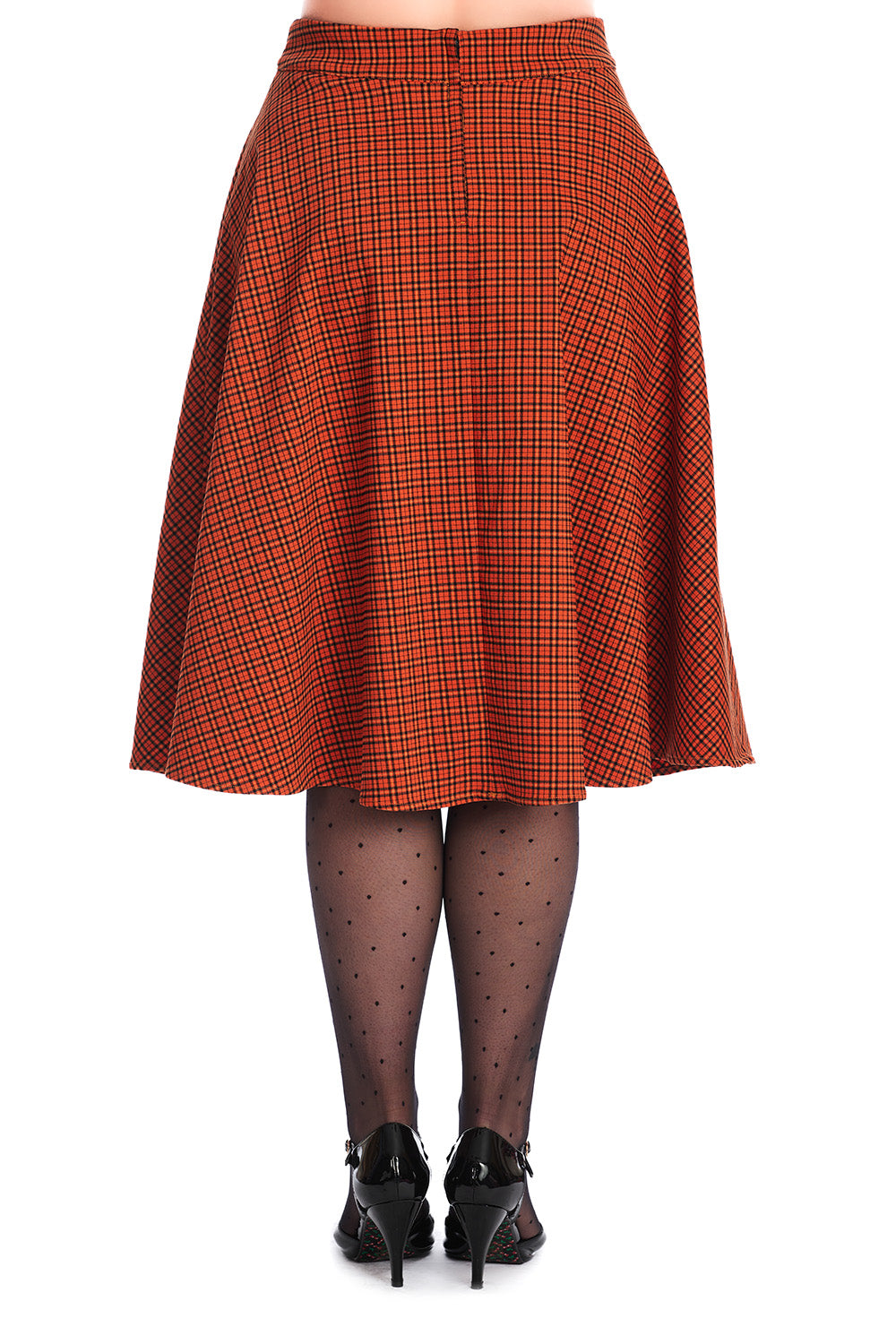 Banned Alternative OCTOBER SPOOKS SWING SKIRT
