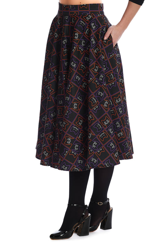 Banned Alternative KITTY CAT SWING SKIRT