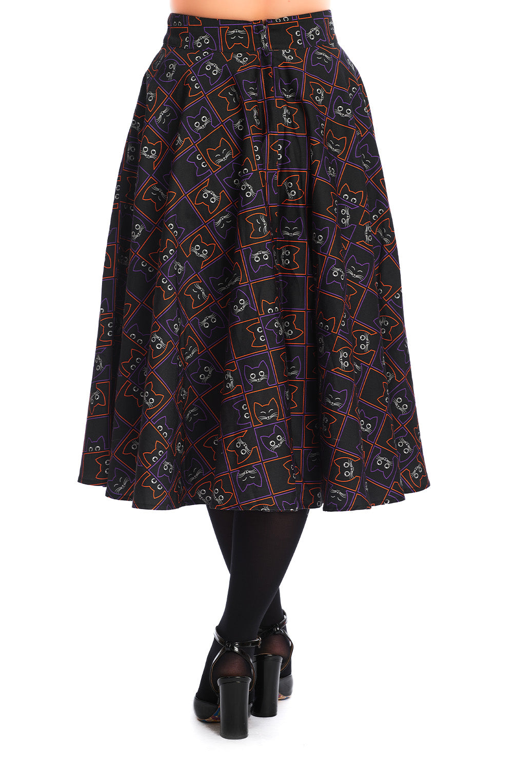 Banned Alternative KITTY CAT SWING SKIRT