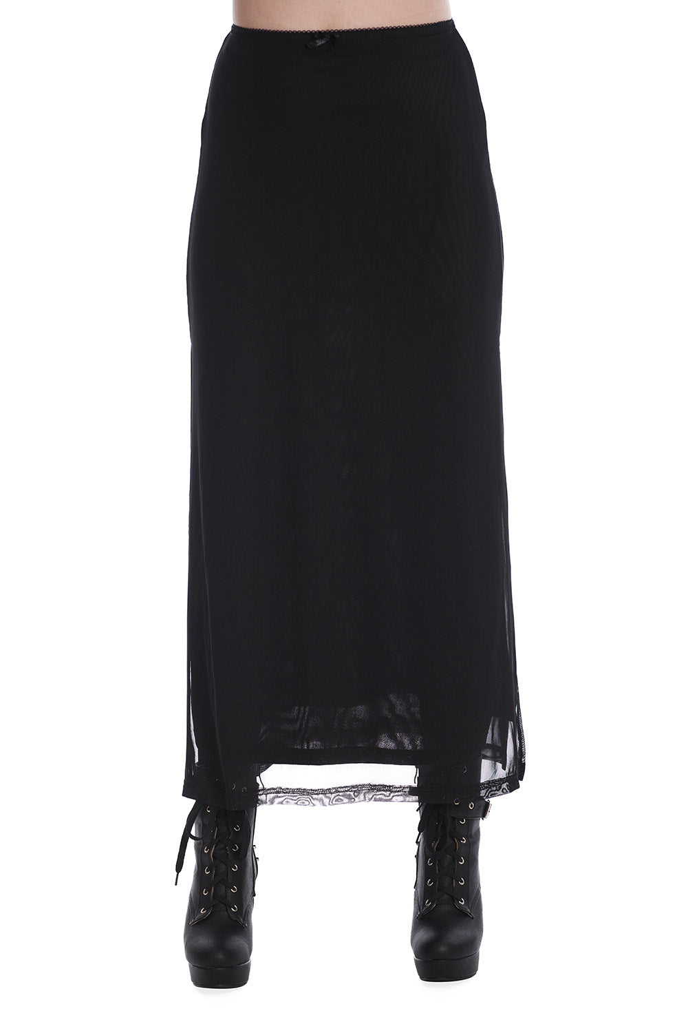 Banned Alternative PHENEX SLIT MESH SKIRT