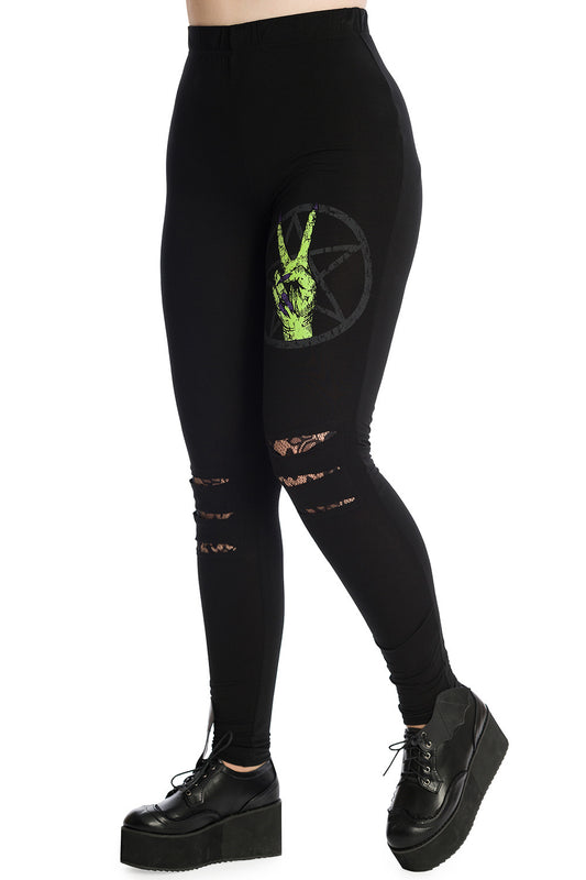Banned Alternative ZOMBIE HAND LEGGINGS
