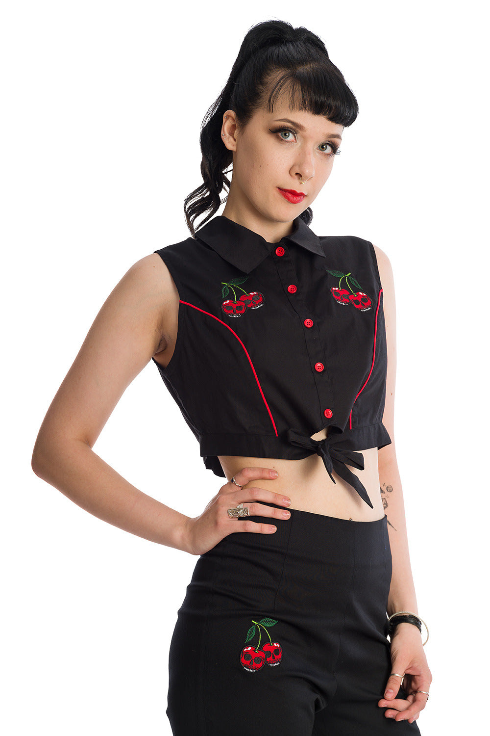 Banned Alternative DEATH BY CHERRY SHIRT