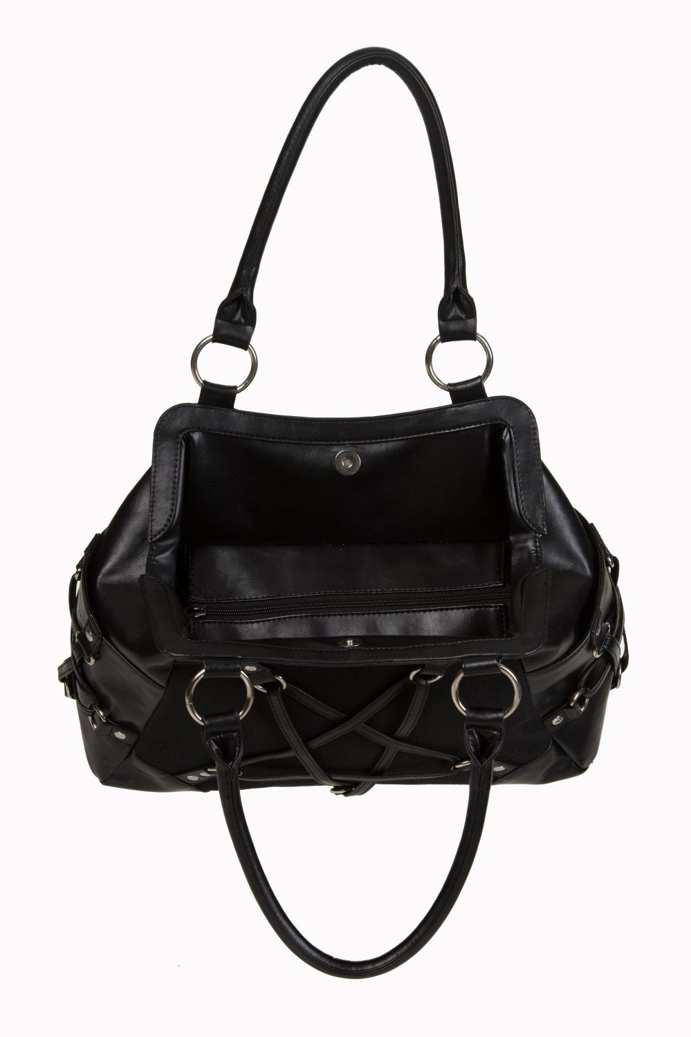 Banned Alternative Stand Still Pentagram Shoulder Bag