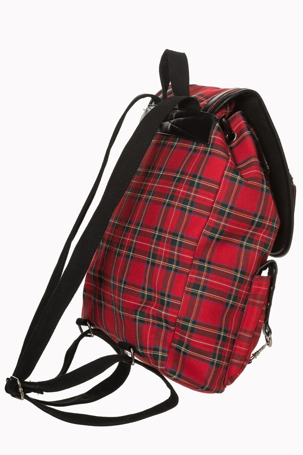 BANNED's Iconic Yamy Multi-Style Backpack | Gothic Skull Detachable Pouch Bag
