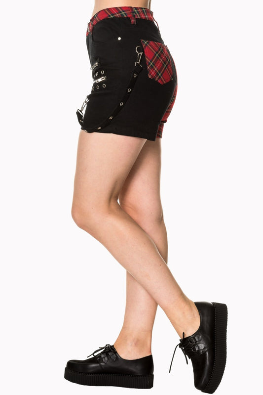 Banned Alternative Walk The Line Shorts