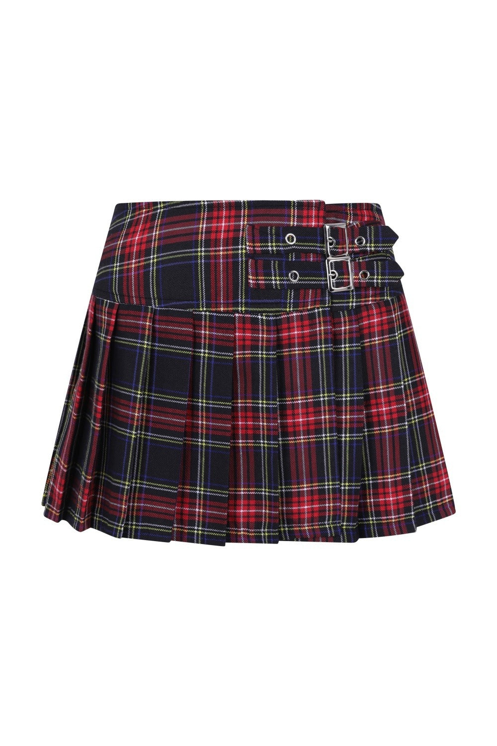 Banned Alternative Darkdoll Tartan Emo Mini Skirt