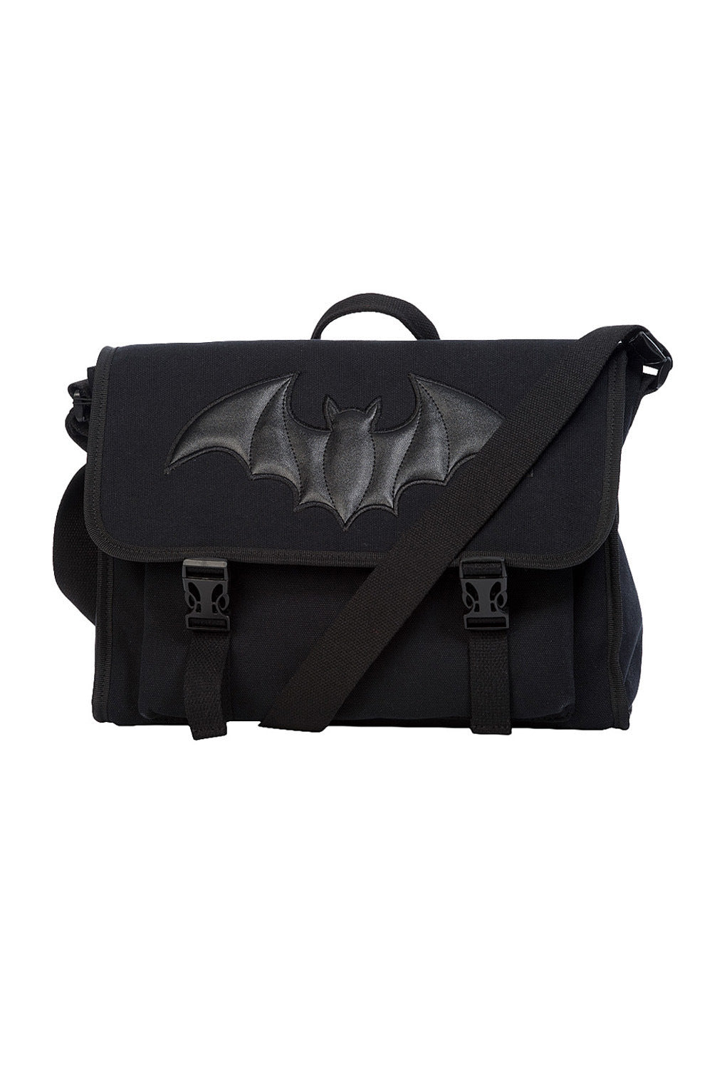 Buy Black Gothic Crossbody Shoulder Bag Red Bat Messenger Bag Online in  India 