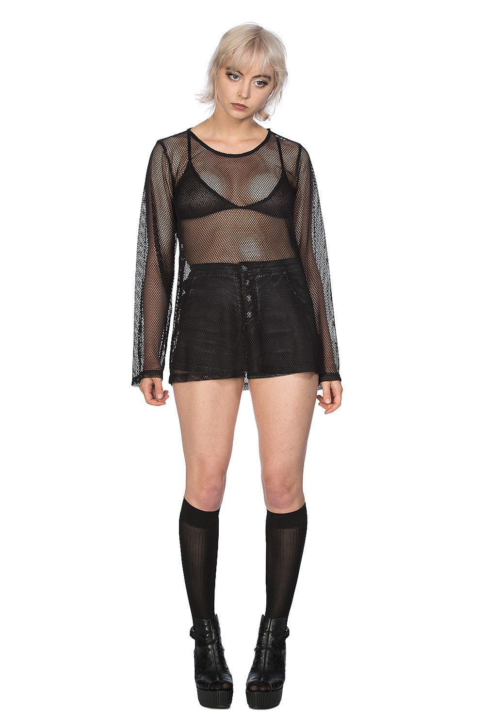 Banned Alternative Temptress Mesh Top