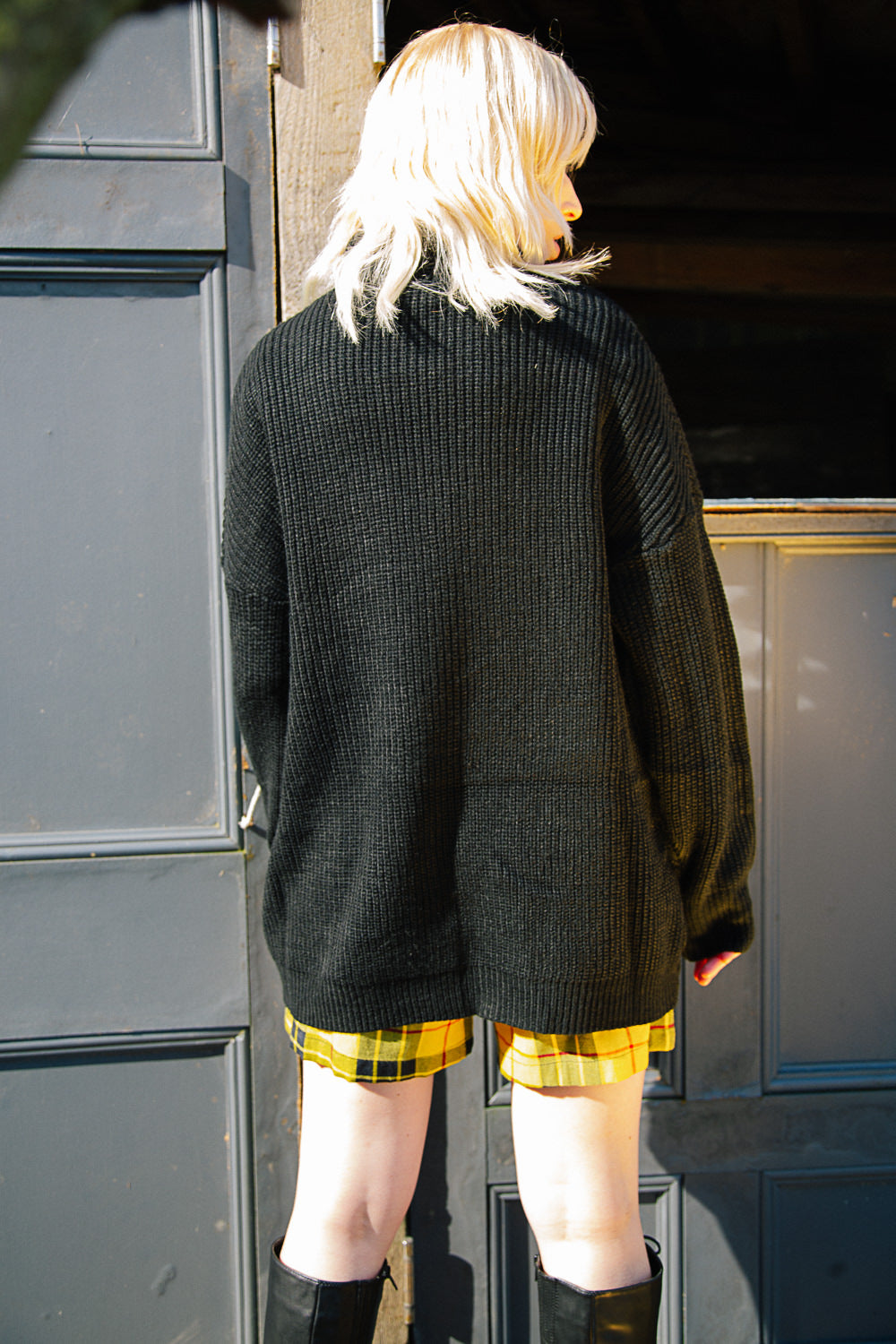 GRUNGE GOTH KNITTED PULLOVER