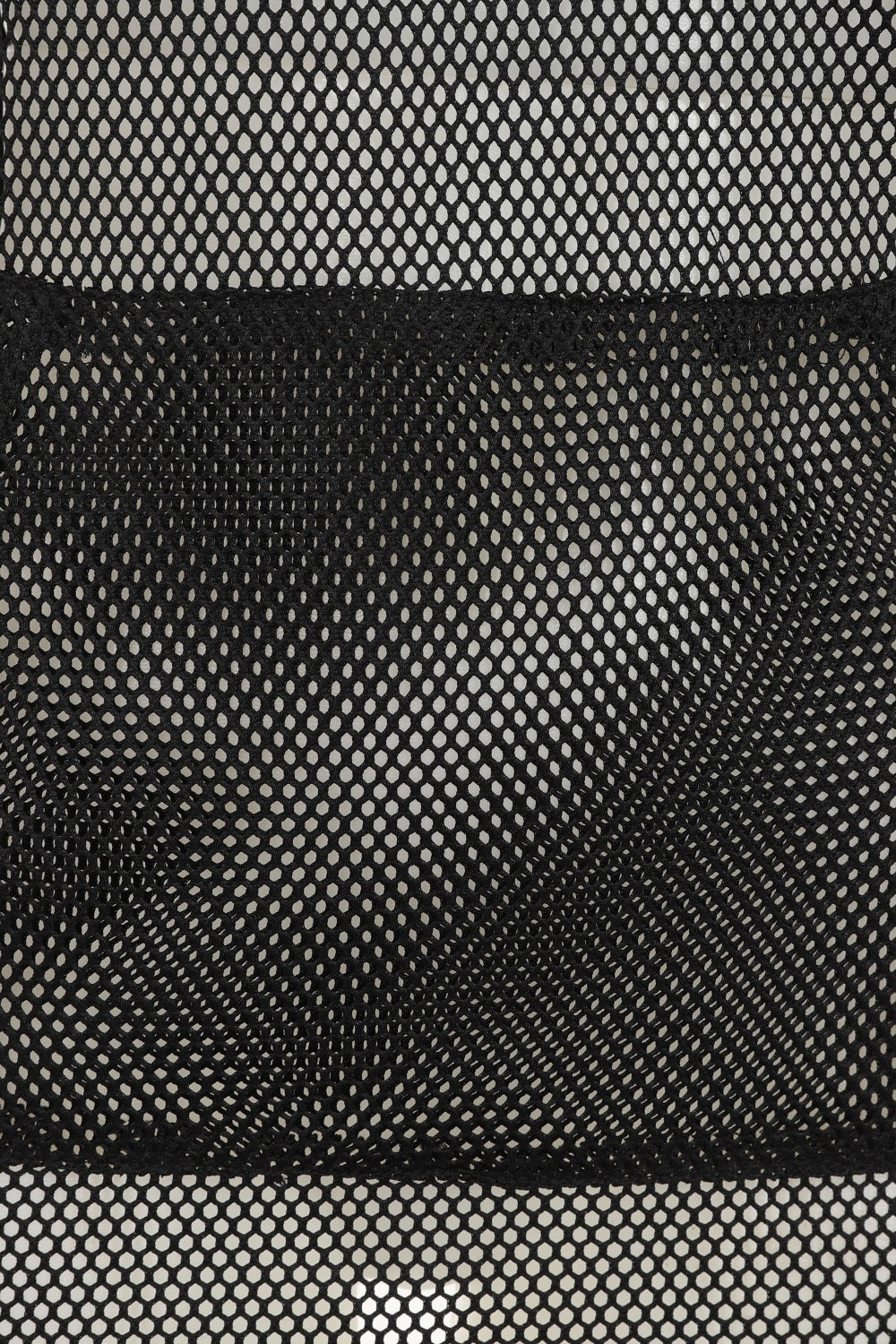Banned Alternative Prewitt Mesh Hoodie Top Black