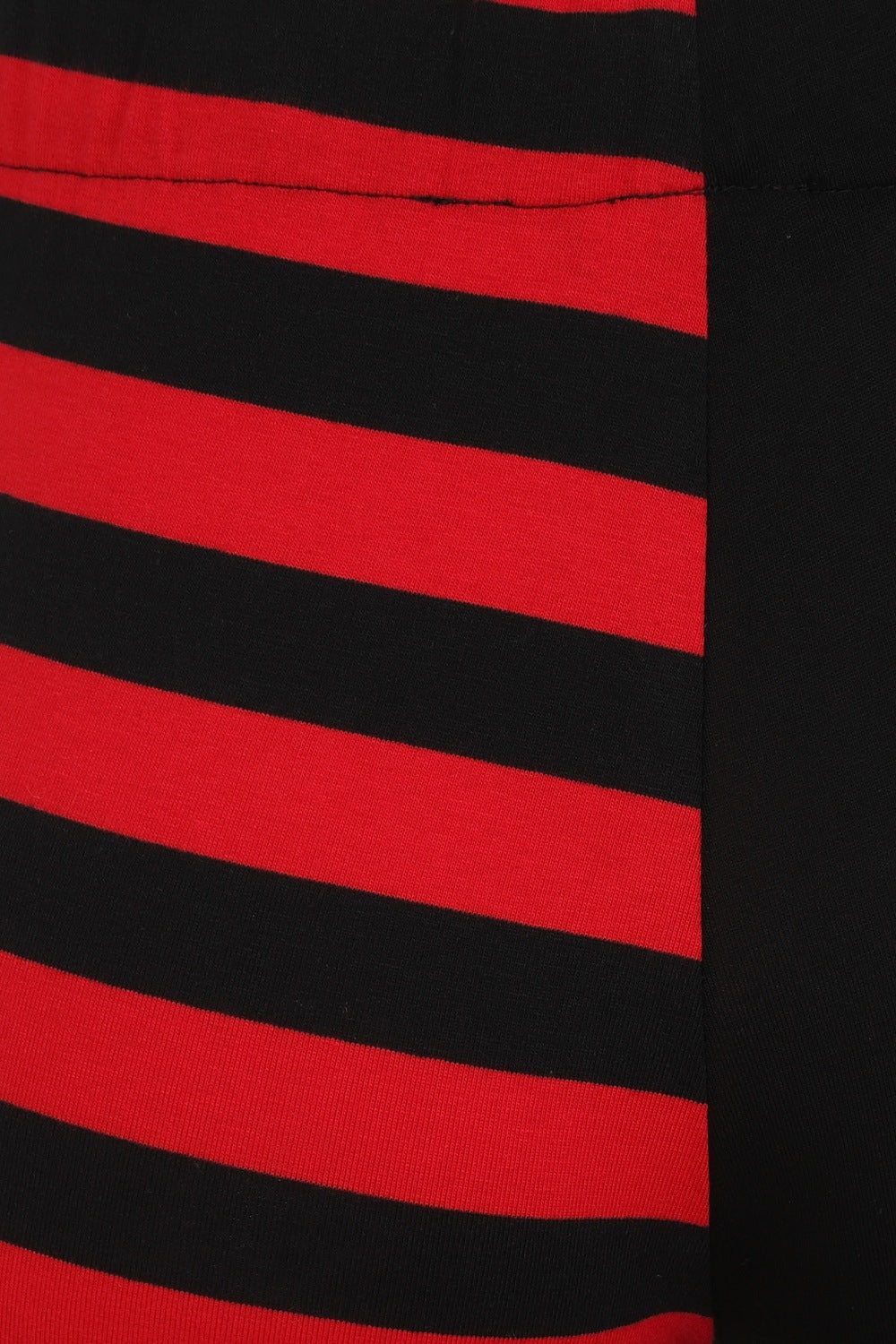 Banned Alternative Half and Half Black Striped Leggings