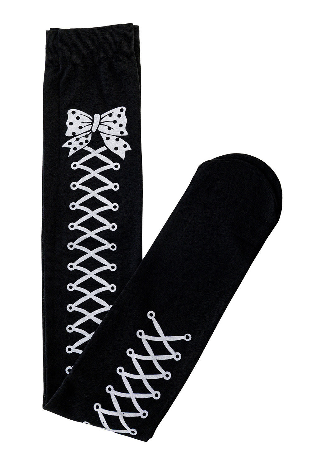 Corset detail socks