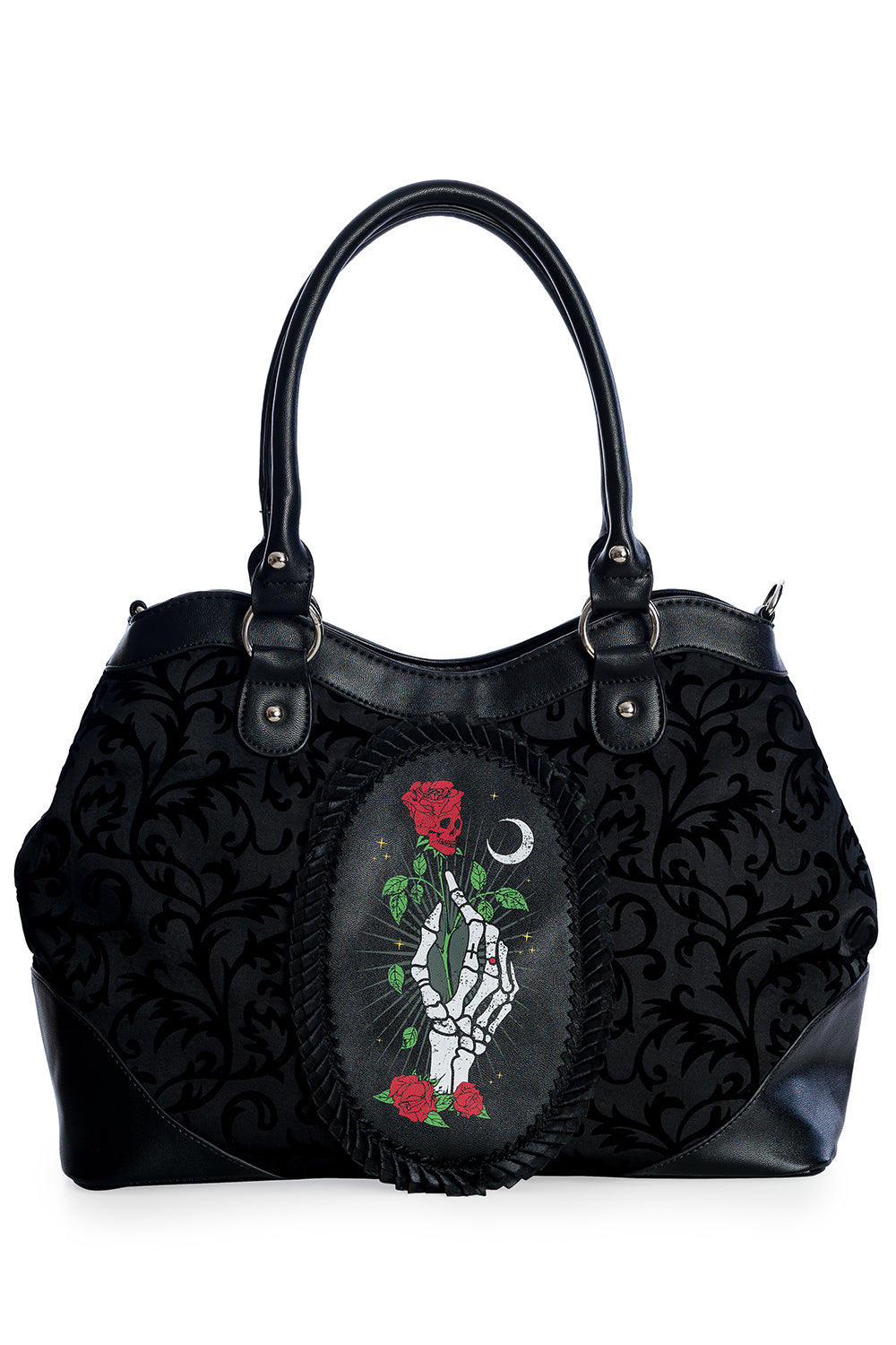 Black Ishtar Victorian Goth Handbag by Banned Alternative Banned