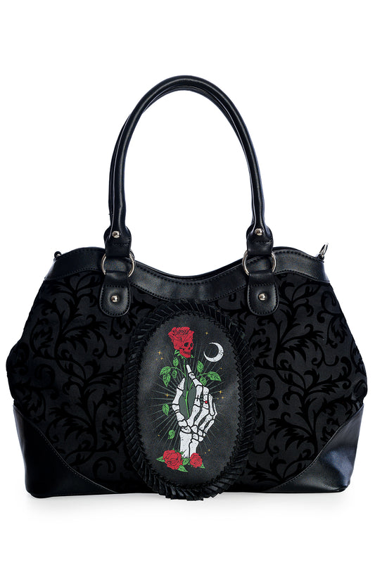 Banned Alternative Ishtar Black Slouch Bag