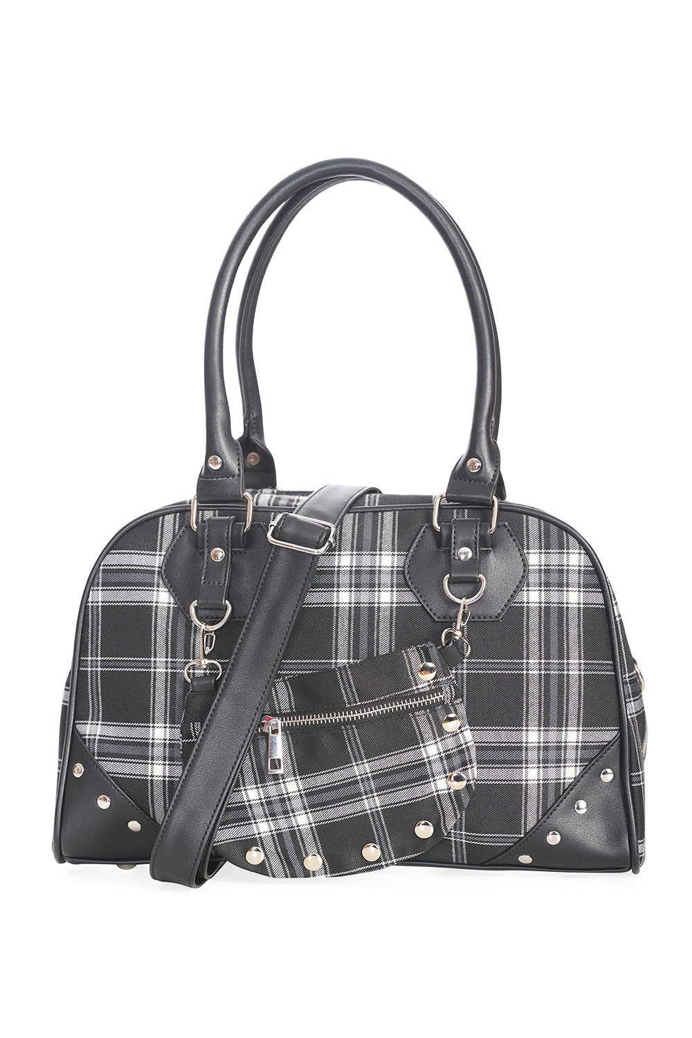 Banned Alternative Warren Plaid Handbag