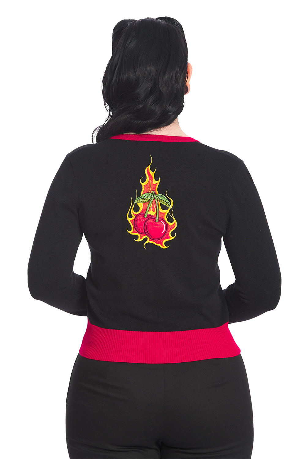 Banned Alternative Cherry Blaze Cardigan