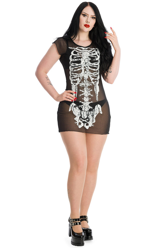 Banned Alternative Killing Curve Sheer Mesh Dress