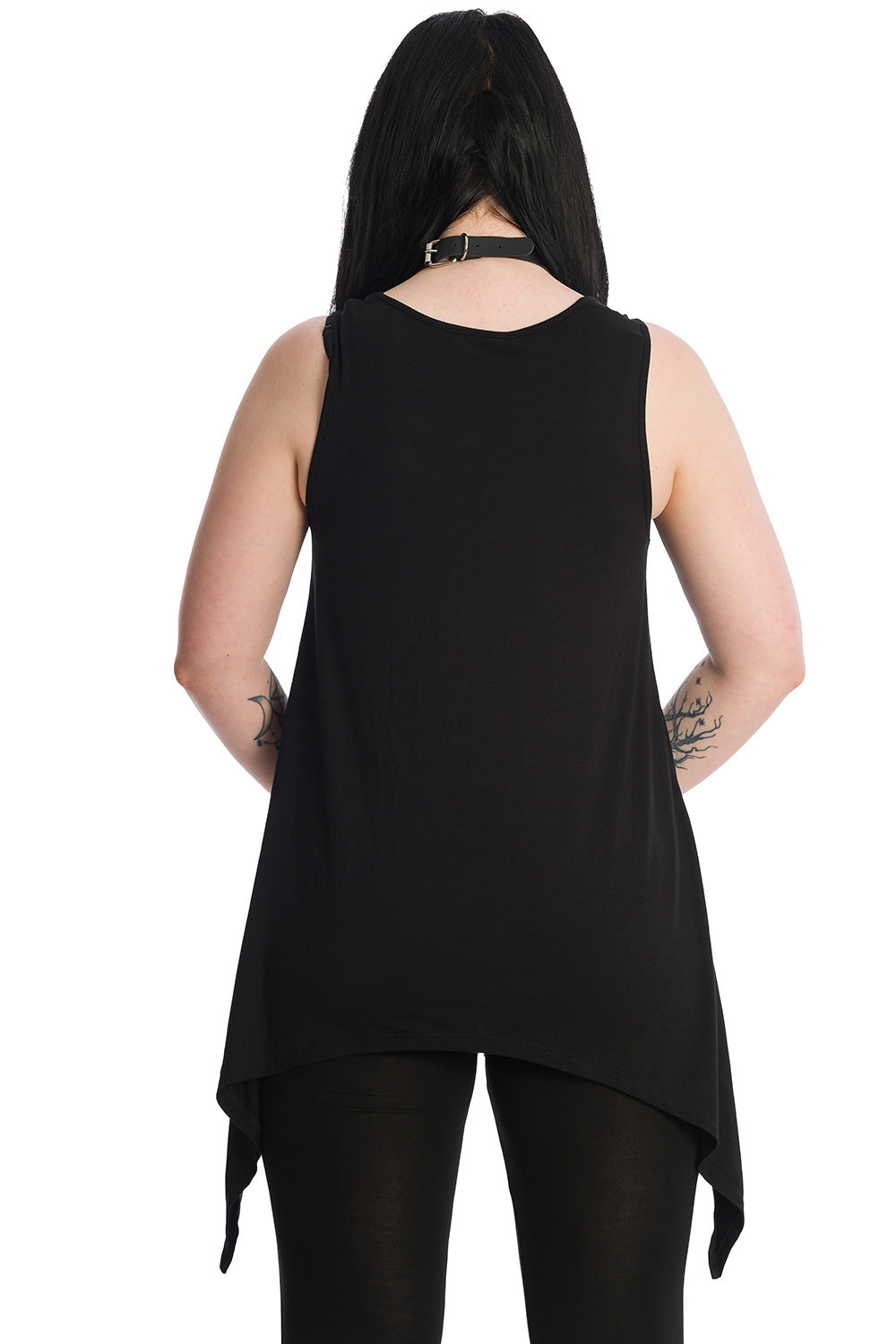 Banned Alternative Space Kitty Long Vest Top